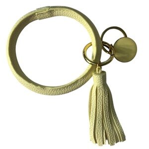 Off-white Keychain Bracelet‎ with Tassel